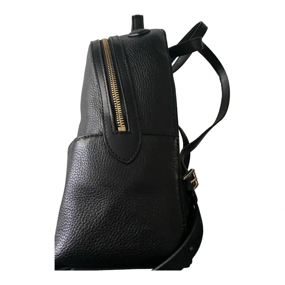 NWT-MICHAEL KORS-VALERIE-BLACK PEBBLED LEATHER BACKPACK-38F2G9VB2L